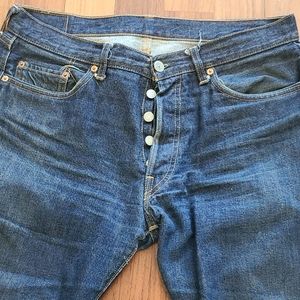 TCB Straight Selvage Japanese Jeans (W34xL30.5)